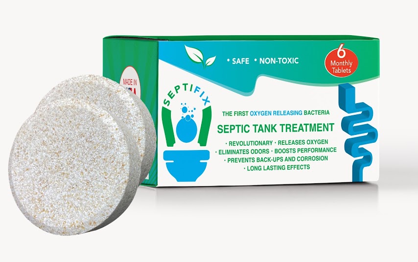 Official SEPTIFIX tablets packaging display featuring the original product box.