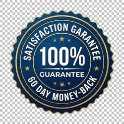Official 60-day money-back guarantee seal ensuring a 100% risk-free purchase for SEPTIFIX tablets.